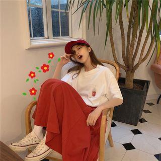 T-shirt / A-line Maxi Skirt