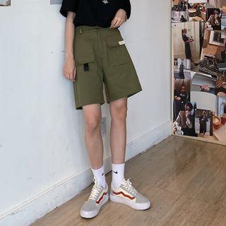 Cargo Shorts Pocket High-waist Pants