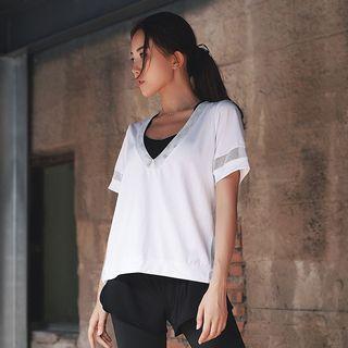 Mesh Short-sleeve Sport T-shirt