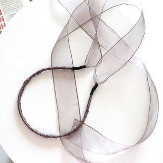 Ribbon Headband Black - One Size