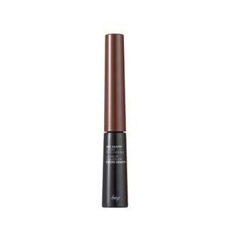 The Face Shop - Ink Graffi Liquid Eyeliner Ex - 2 Colors #02 Deep Brown