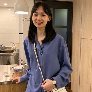 Long-sleeve Double Breasted Shirt