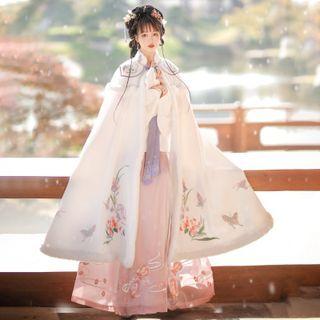 Traditional Chinese Floral Cape