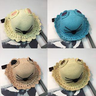 Cat Straw Hat