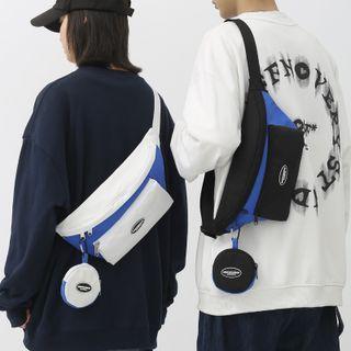Color-panel Sling Bag