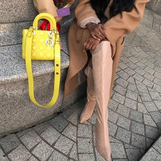 Pointy-toe Faux-suede Knee-high Boots