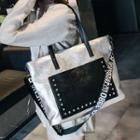 Studded Carryall Bag / Tote Bag