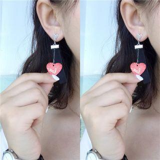 Non Matching Drop Earring