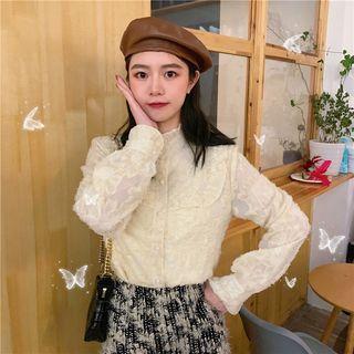 Retro Lace Long-sleeved Shirt