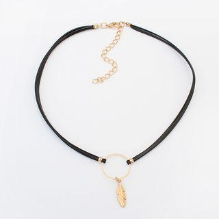 Feather Layered Necklace