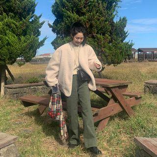 [more Jean] Wide-leg Cotton Pants