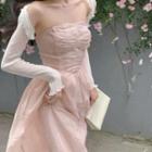 Long-sleeve Chiffon Shrug