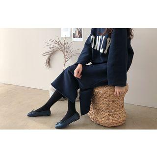Round-neck Lettering Pullover Dress