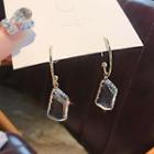 Faux Crystal Dangle Earring 14 - A193 - 1 Pair - Earring - Crystal - Transparent - One Size