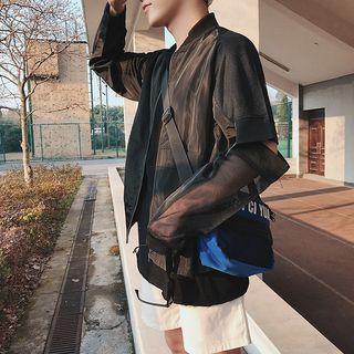 Pointelle Baseball Jacket