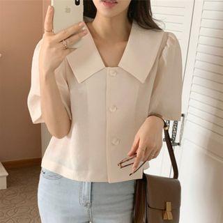 Short Sleeve Crop Shirt