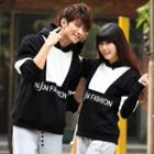 Couple Matching Color Block Hoodie