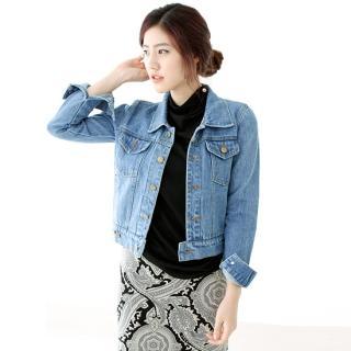 Dual-pocket Denim Jacket