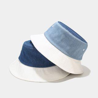 Panel Denim Bucket Hat