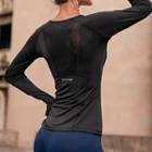 Crew-neck Long-sleeve Sports T-shirt