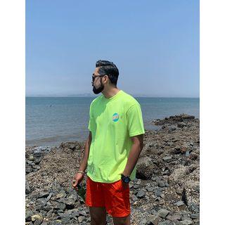 Surfer Printed Cotton T-shirt