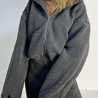 Long Sleeve Fleece Zip-up Jacket