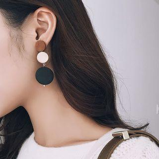 Circle-dropped Earrings