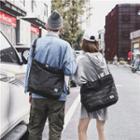 Couple Matching Nylon Crossbody Bag Black - One Size