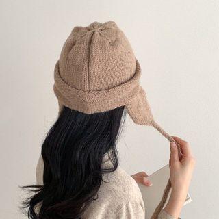 Ear-flap Knit Beanie
