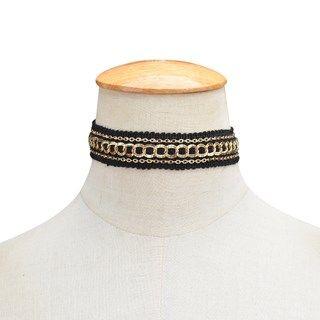 Chain-accent Choker