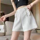 Rhinestone Ruffled Shorts