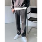 Seam-trim Fleece-lined Sweatpants