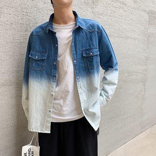 Gradient Denim Shirt
