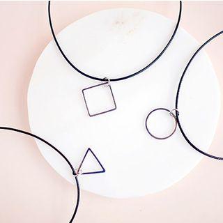 Polygon Pendant Choker