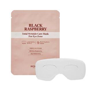 Skinfood - Black Raspberry Total Wrinkle Care Mask For Eye Zone (whitening + Anti-wrinkle Dual Functional) 1pc