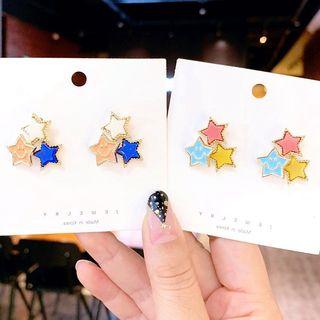 Rhinestone & Star Stud Earring