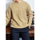 Wool Cable-knit Sweater