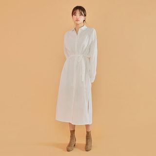 Average 170 Maxi Shirtdress With Sash