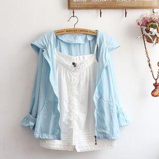 Rabbit Light Jacket / Camisole Top / Set: Rabbit Light Jacket + Camisole Top