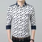 Print Panel Long-sleeve Shirt