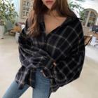 Plaid Flannel Over-fit Shirt