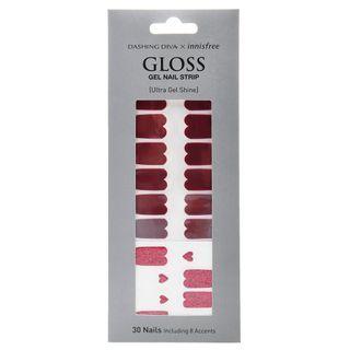 Innisfree - Gloss Gel Nail Strip - 8 Types #05 Red Wine