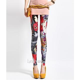 Cartoon Print Leggings
