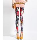 Cartoon Print Leggings