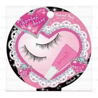 Koji - Spring Heart Eyelash (#27 Natural Basic) 1 Pair