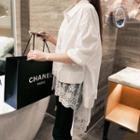 Lace Hem Shirt