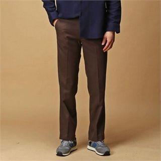 Napped Wide-leg Dress Pants