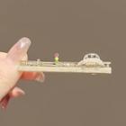 Traffic Light Alloy Hair Clip Gold - One Size