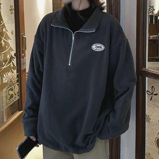 Half-zip Logo Fleece Sweatshirt