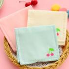Cherry Embroidered Sanitary Pouch